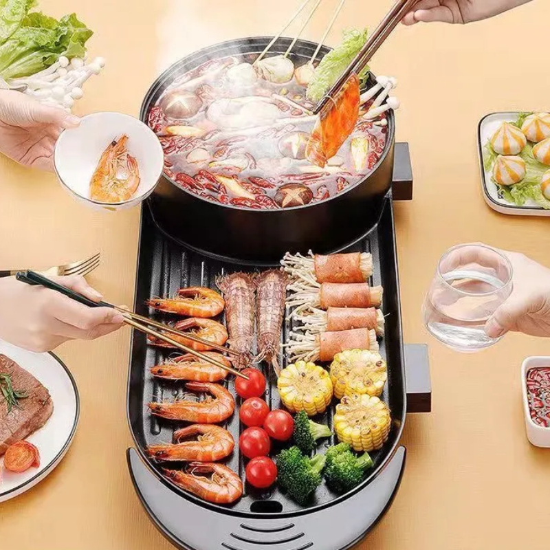 Hot Pot Electric - new Multifunctional electric grill shabu shabu