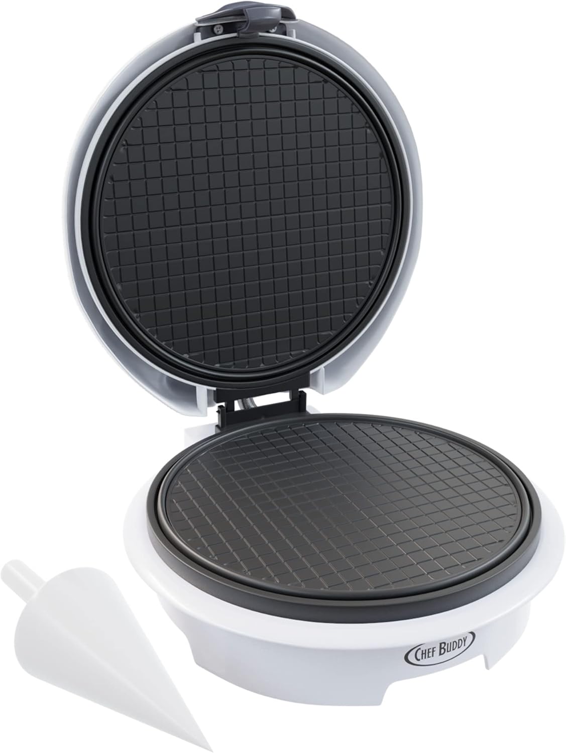 Kitchen Appliances In White - Electric Waffle Cone Maker with Nonstick