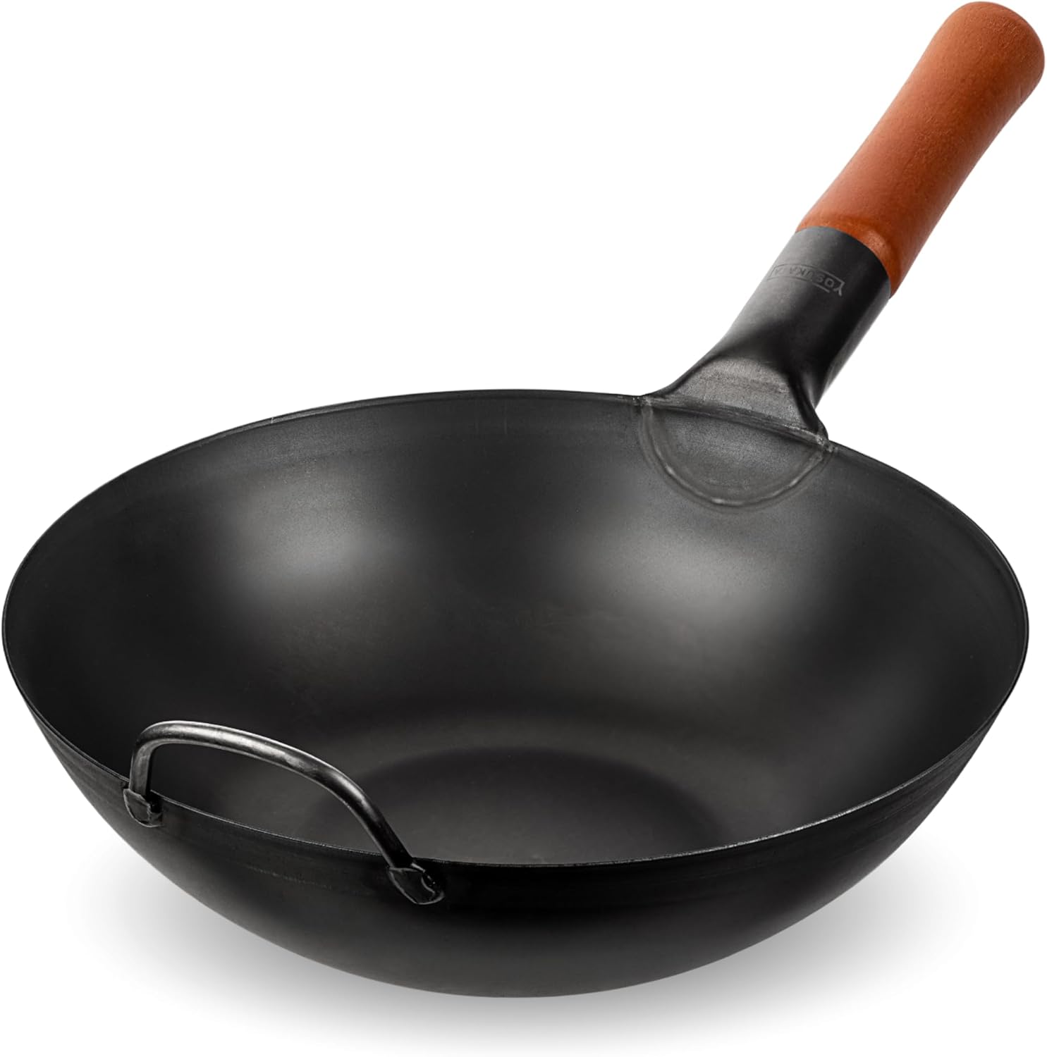 Wok Electric Flat - Carbon Steel Wok Pan 11.8