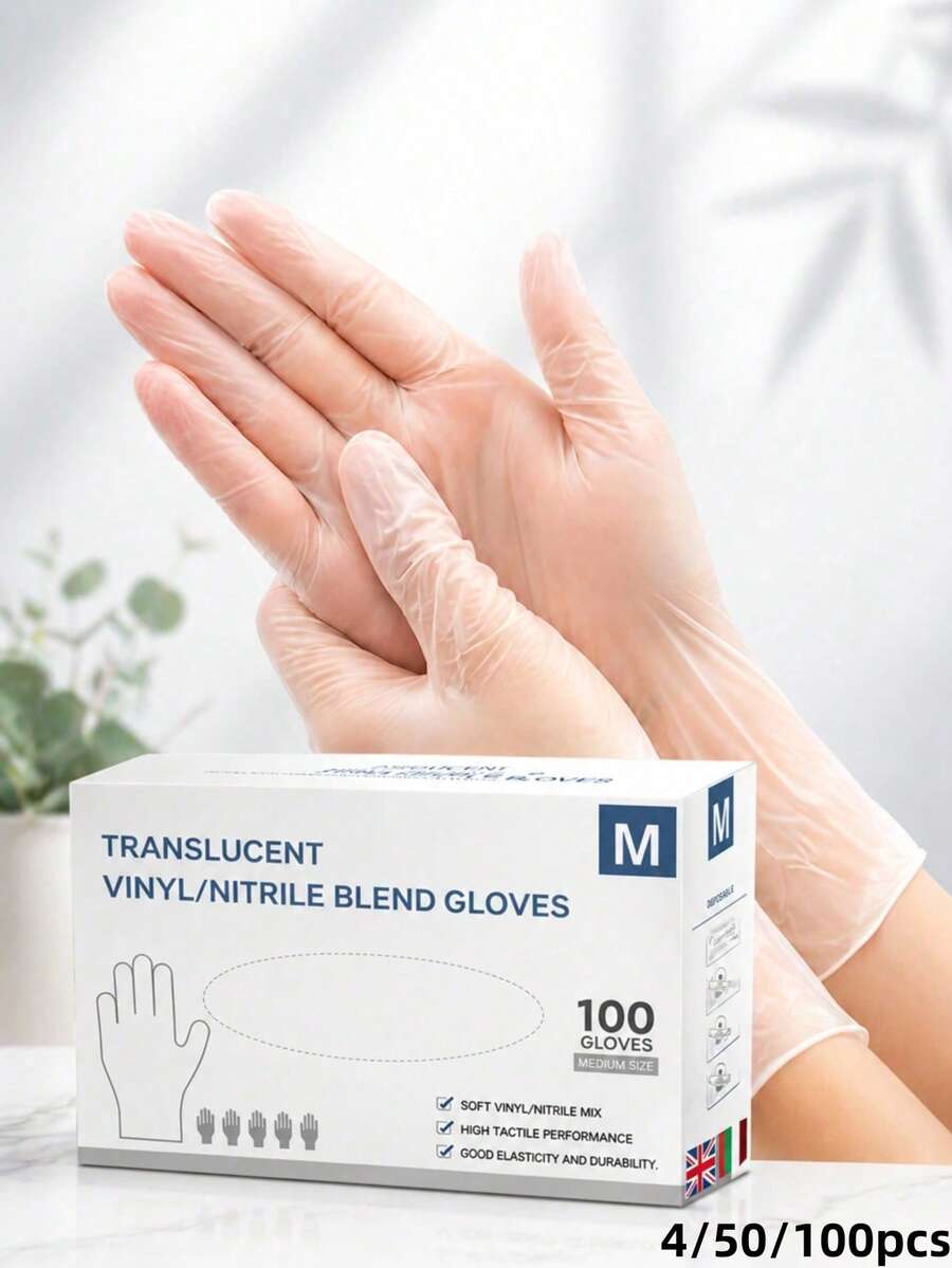 100pcs White Disposable Nitril - Kitchen Appliances In White ulasan dan harga