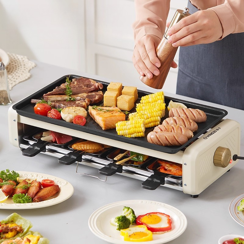 Electric barbecue grill househ - Hot Pot Electric ulasan dan harga