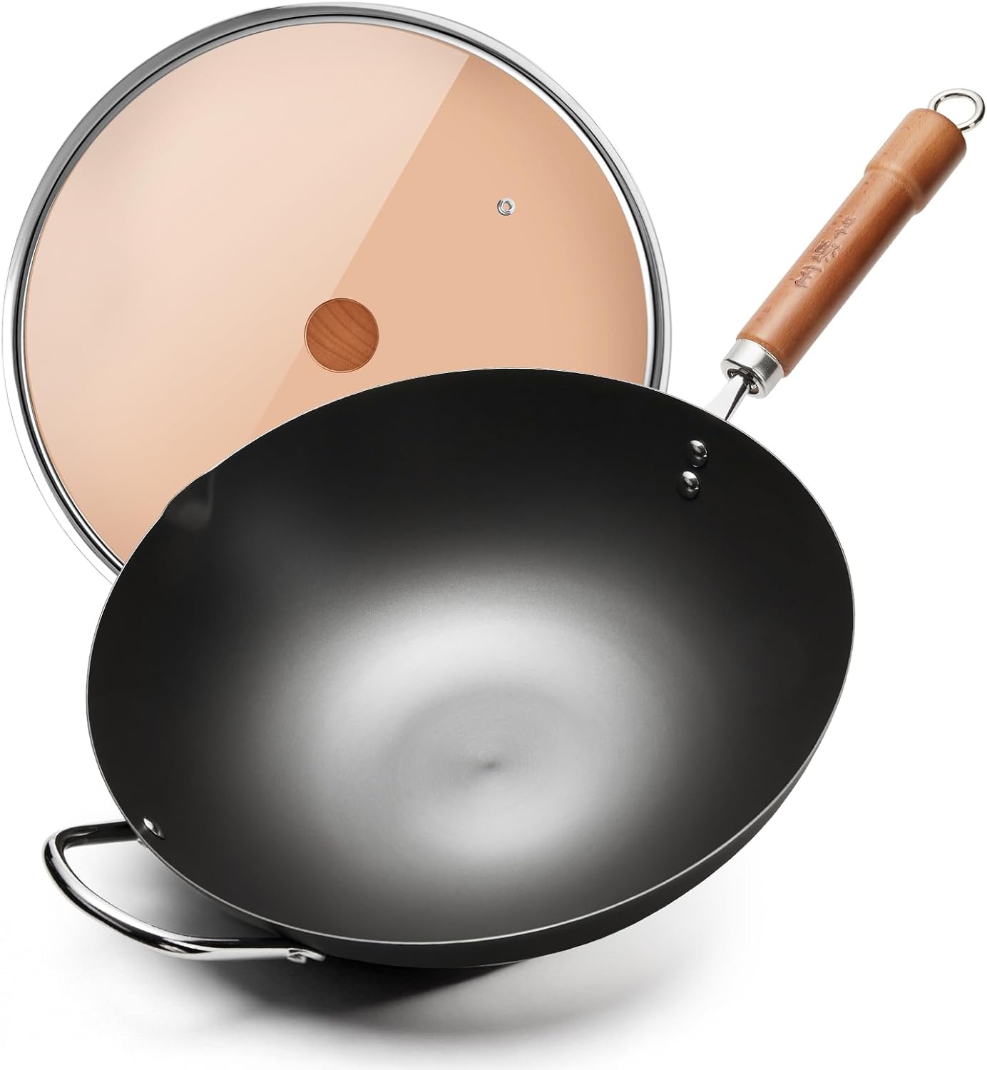12.6 Inch Iron Wok, Uncoated F - Wok Electric Flat ulasan dan harga