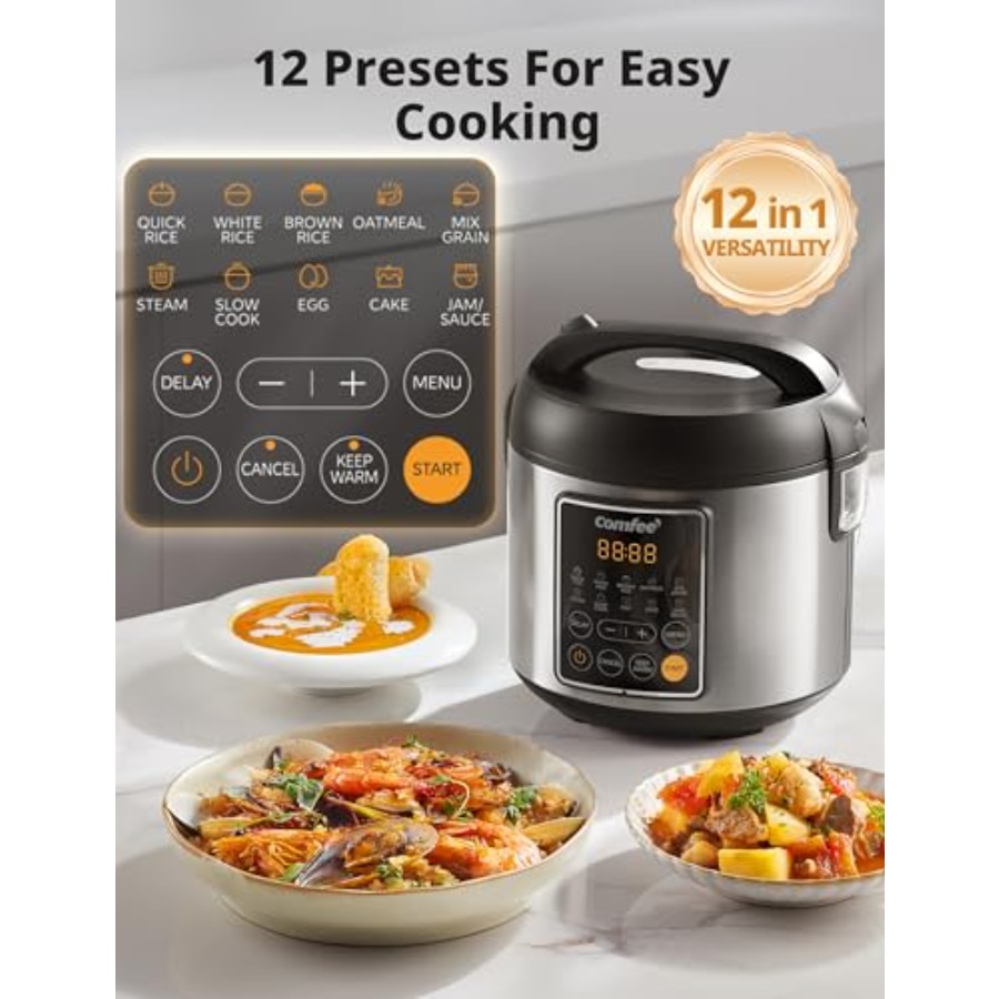 4 Cups Uncooked Rice Cooker wi - Rice Cooker 10 Cup ulasan dan harga