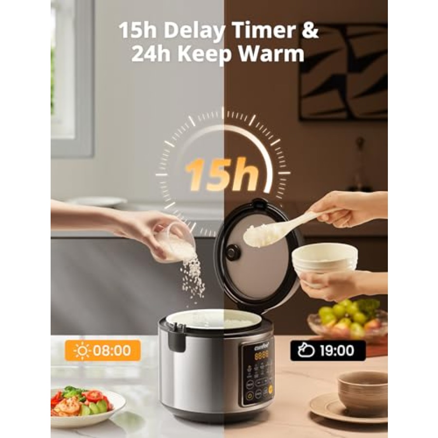 4 Cups Uncooked Rice Cooker wi - Rice Cooker 10 Cup ulasan dan harga