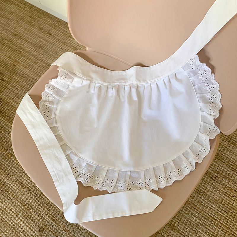Woman Half Waist Cooking Kitch - Kitchen Appliances In White ulasan dan harga