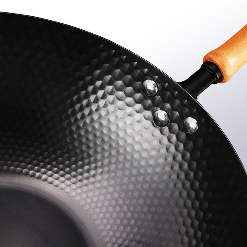 32cm Carbon Steel Wok Pan,No C - Wok Electric Flat ulasan dan harga
