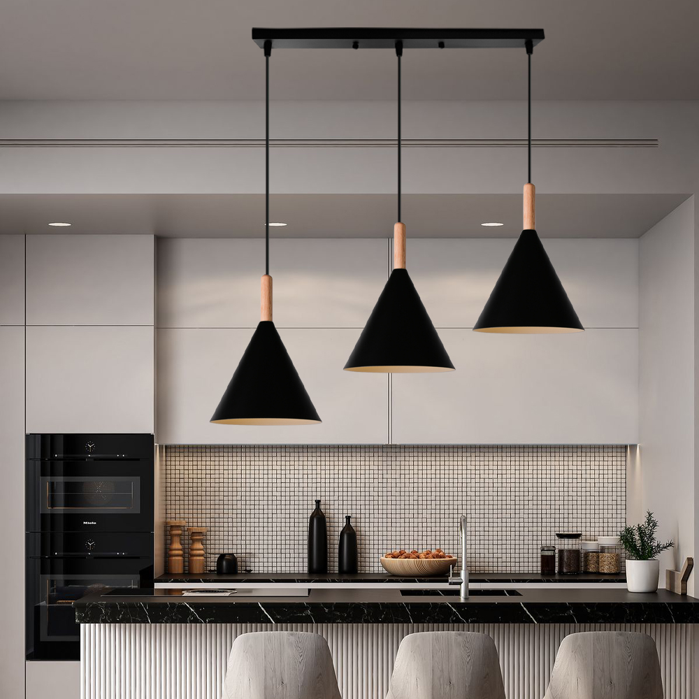 Nordic 1/3 Heads Ceiling Chand - Kitchen Appliances In White ulasan dan harga