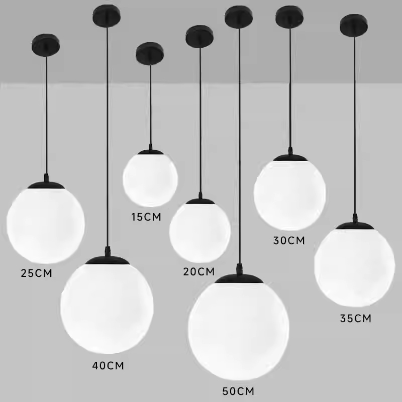 Dining Room Hanging Lamp Globe - Kitchen Appliances In White ulasan dan harga